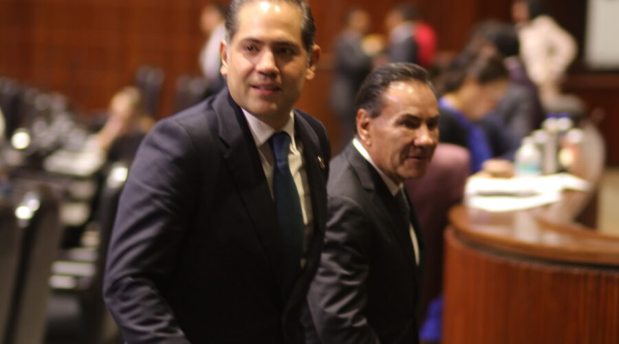 Raúl Bolaños-Cacho Cué, presidente de la Cámara de Diputados, en San Lázaro